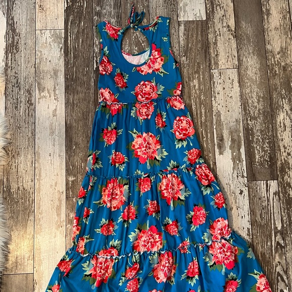 MATILDA JANE No End Tiered Maxi Dress M - Picture 3 of 4